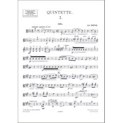 Quintette Op 77 Piano Et Quatuor A Cordes